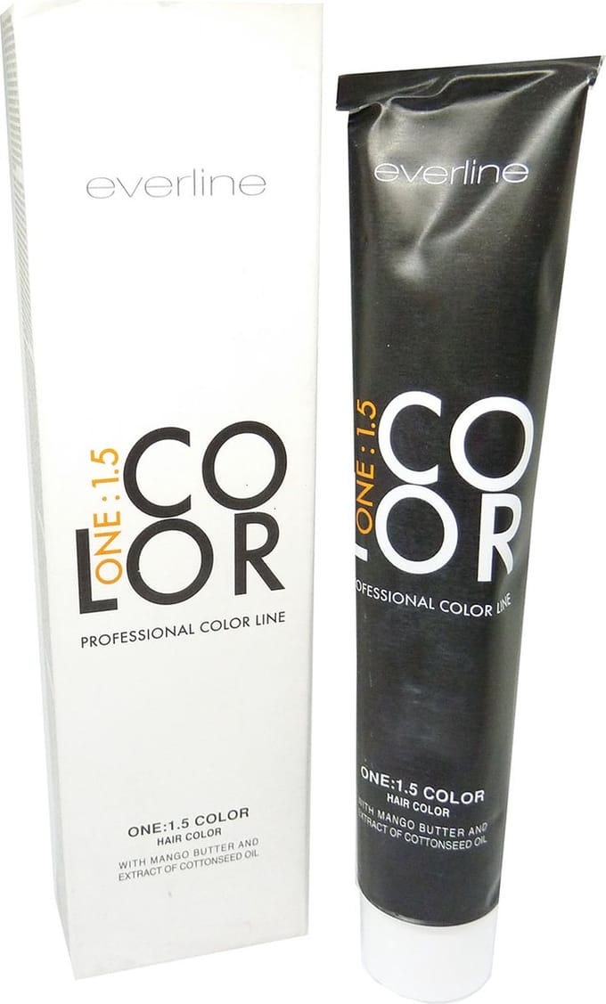 Everline Color One Haarkleur Creme Kleuring Permanent 100ml - 07/23 Tabak / Tabacco