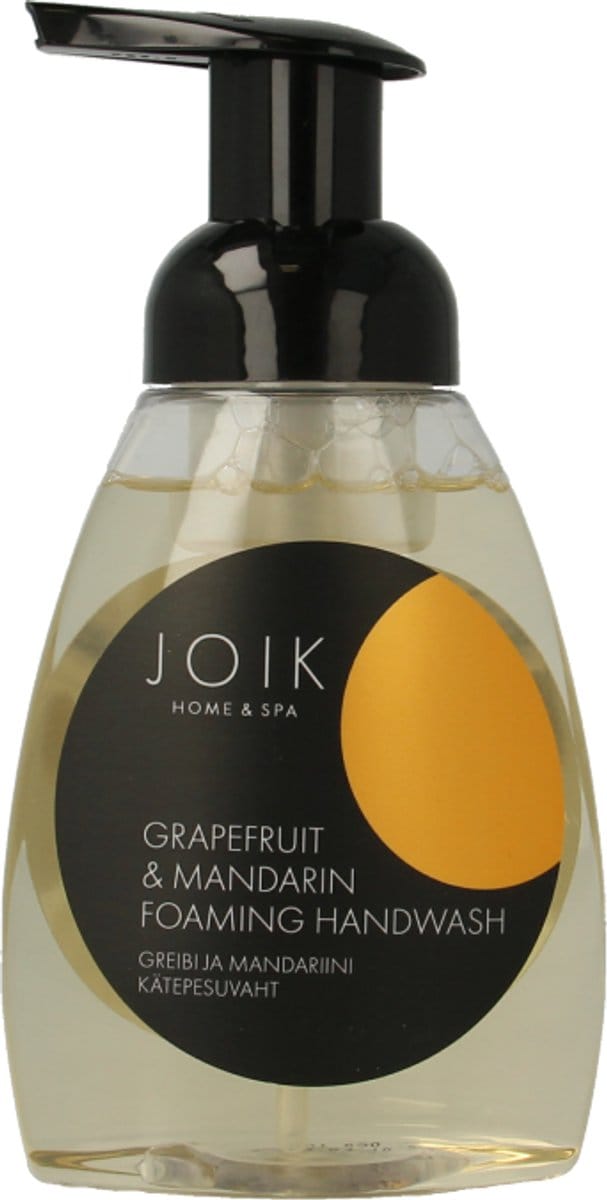Joik Organics Foam handwash grapefruit & mandarin 250 Milliliter