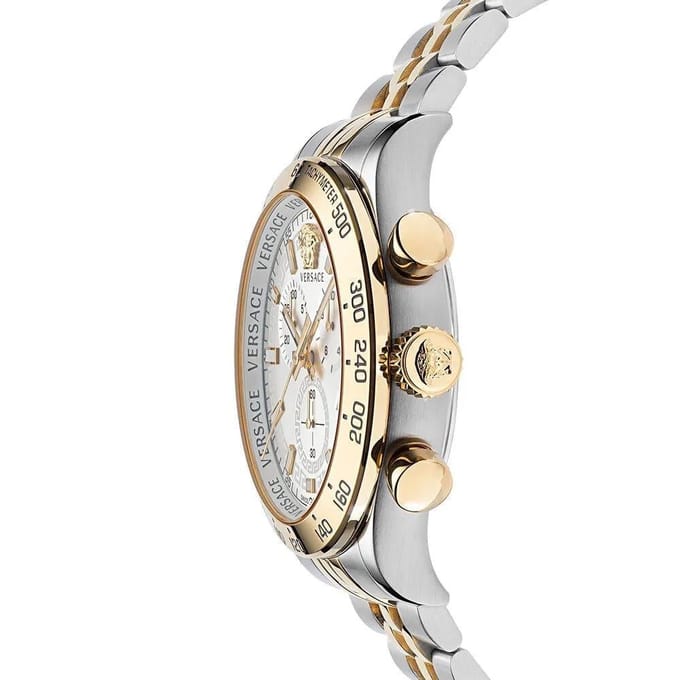 Versace VRSCVE2U00422 Analoog Armbandhorloge voor Dames goud