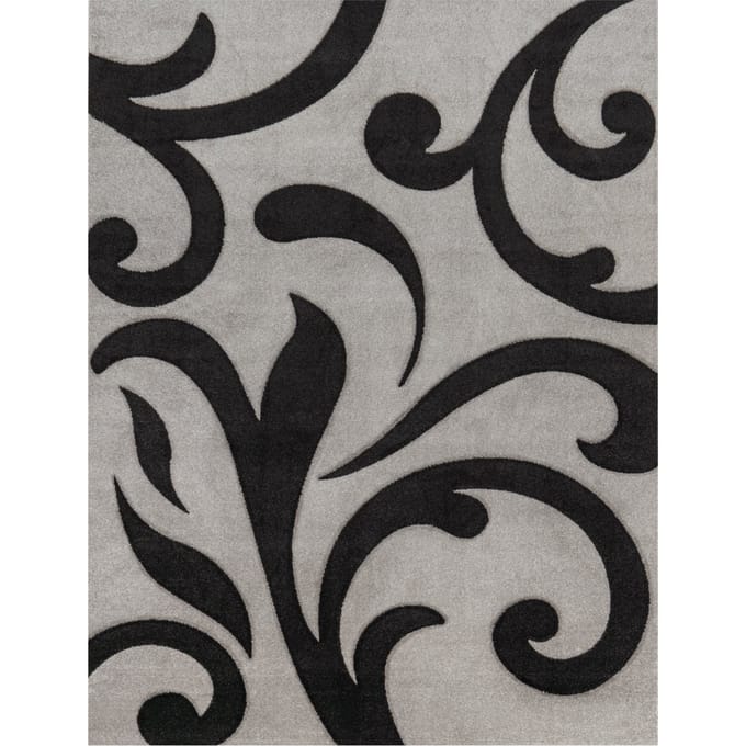 Modern tapijt Diamora grijs  60x110 cm