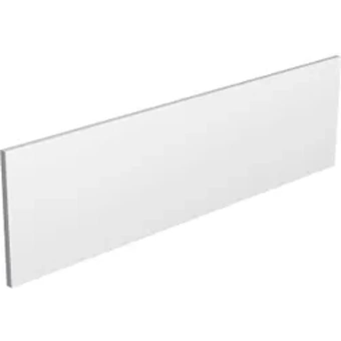 Allibert Inkortbaar Badmantel 180x54 Cm - Wit Mat