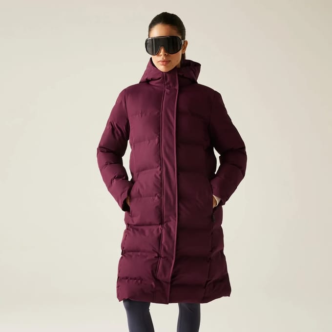 Gevulde Jas Hiking Dames Waterdicht Ademend Gerecycled