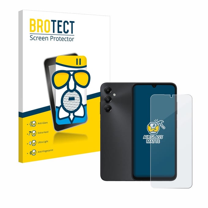 BROTECT - Screenprotector voor Samsung Galaxy A05s - Folie Beschermfolie Beschermglas matte