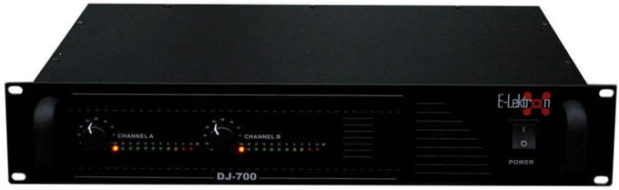 E-Lektron DJ-700 - PA-versterker - 2 x 350 watt - 19 inch rackmodel