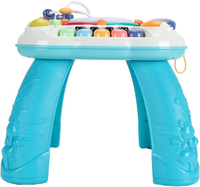 Babys Activiteitentafel - Interactief Speelgoed - Cognitieve Ontwikkeling - Verstelbare Poten - 41 x 31 x 9 cm