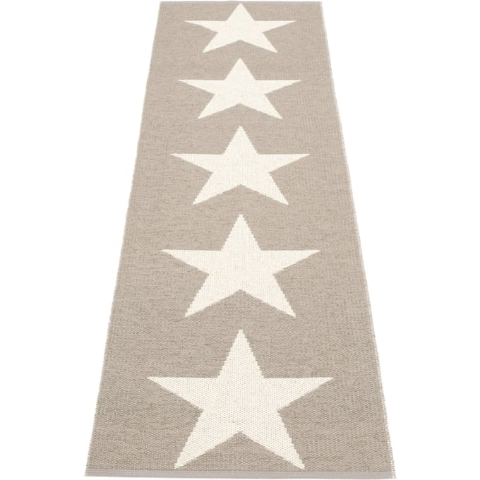 Pappelina - Viggo One vloerkleed - modder - 70 x 250 cm - bruin