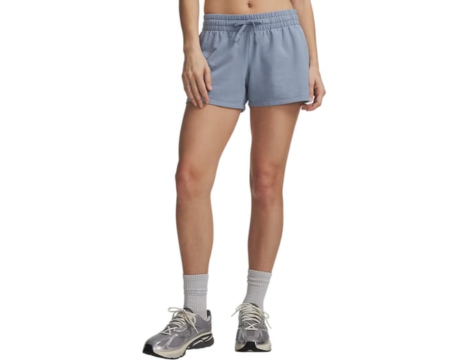 Under Armour Sport Terry Korte Broek Dames Blauw K448