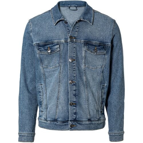 LIVERGY Heren jeansjack (Donkerblauw, M)