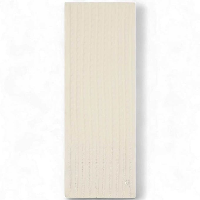 Guess Knitted Scarf 30x165 Sjaals Dames - Creme - Maat ONESIZE
