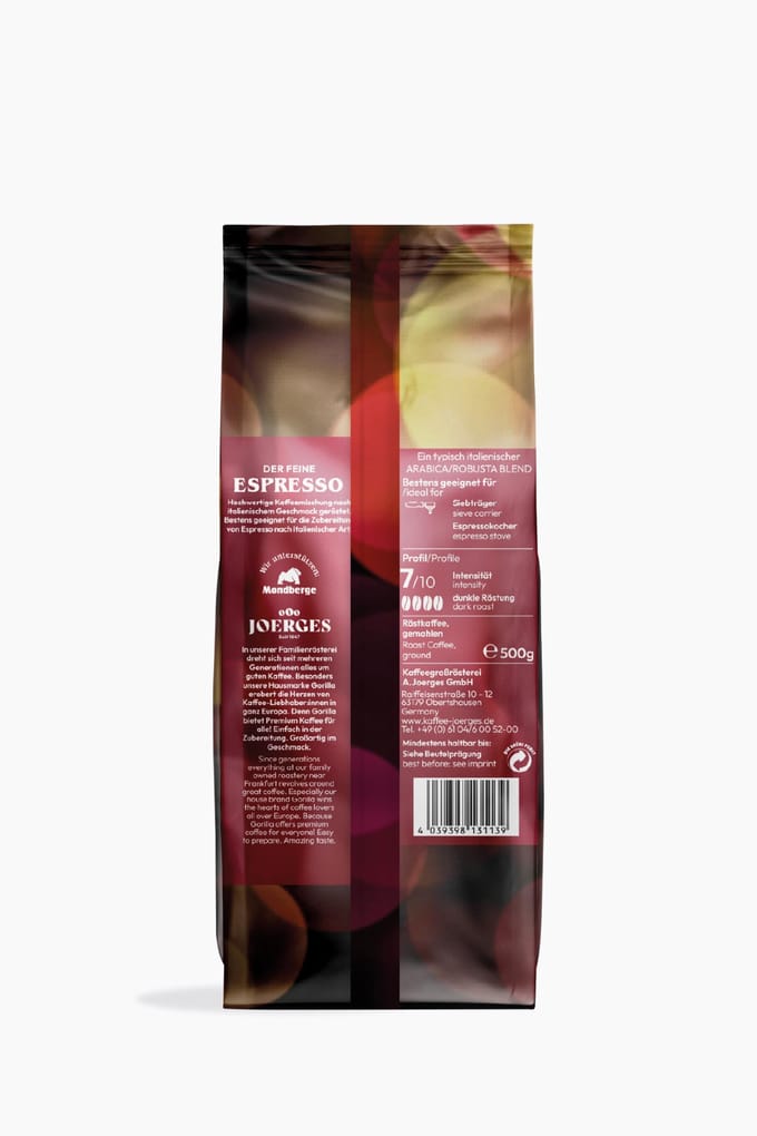 Gorilla Espresso 500g gemalen