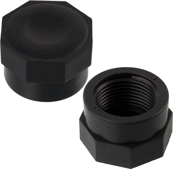 Set van 5 Afdichtpluggen voor 1 Inch Druppelslang - Drukbestendig tot 10 Bar - Polyethyleen Verbindingsstuk