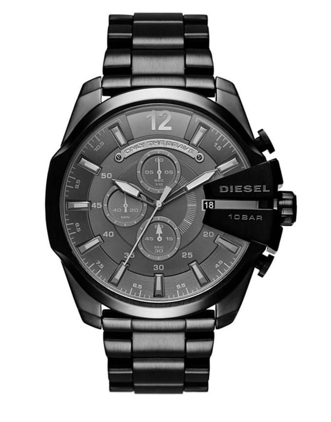 DIESEL Mega Chief XL Chronograph Staal 52 mm | DZ4355