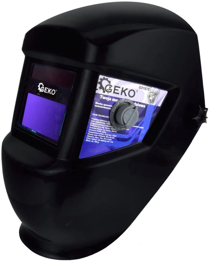 GEKO Automatisch verduisterend lasmasker - verstelbaar - lichtgewicht - UV/IR bescherming