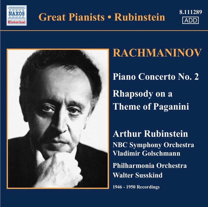 Anton Rubinstein, NBC Symphony Orchestra, Philharmonia Orchestra - Great Pianists: Rubinstein (CD)