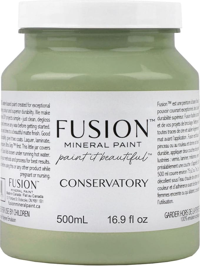 Fusion Mineral Paint - acrylverf - meubelverf - groen - conservatory - 500 ml