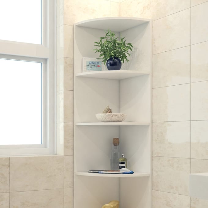 Vicco Ecki Hoekrek – 40 x 180 cm Wit