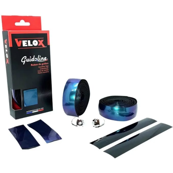 Velox Stuurtape Glitter Cameleon blauw-paars (2st)