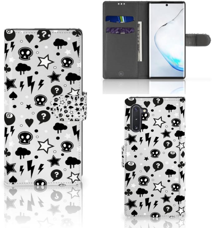 Telefoonhoesje met Naam Samsung Galaxy Note 10 Silver Punk