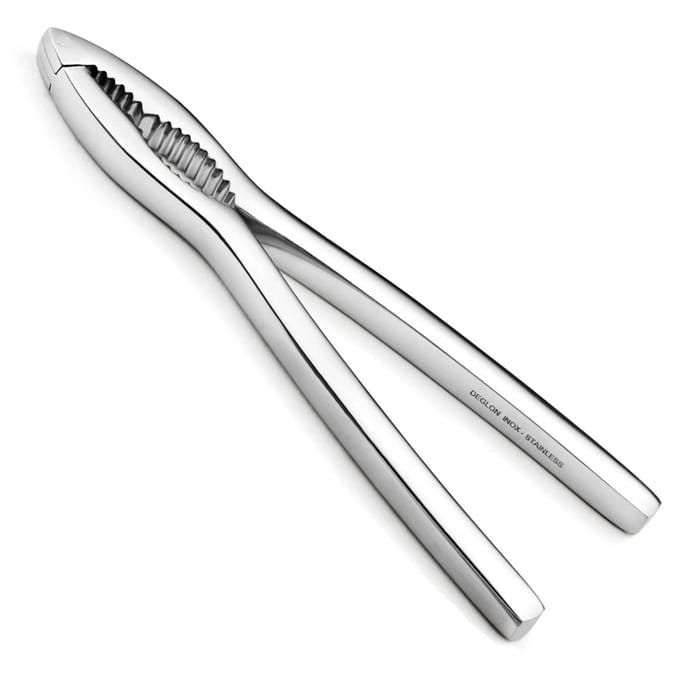 Déglon Roestvrijstalen notenkraker – multifunctioneel – vaatwasmachinebestendig – 16 cm – zilver