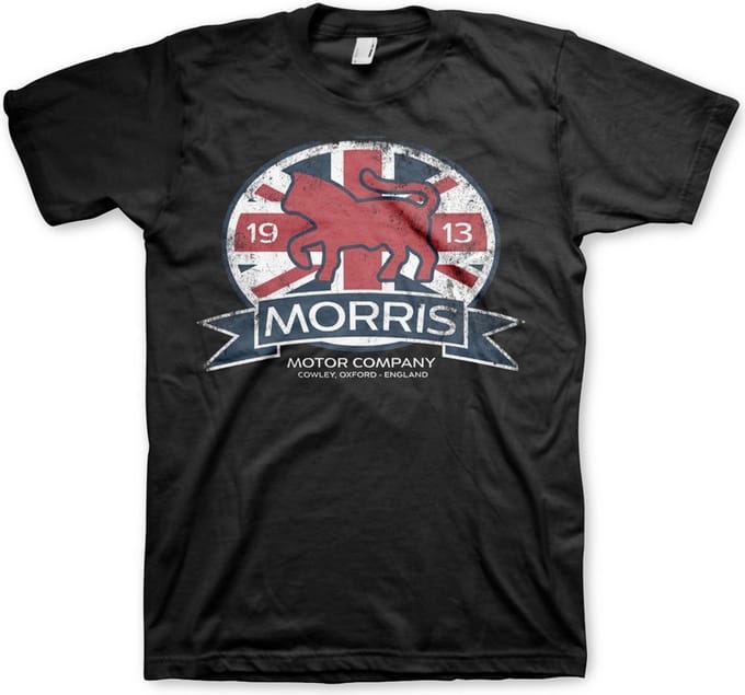 Morris Motor Co. England T-shirt zwart