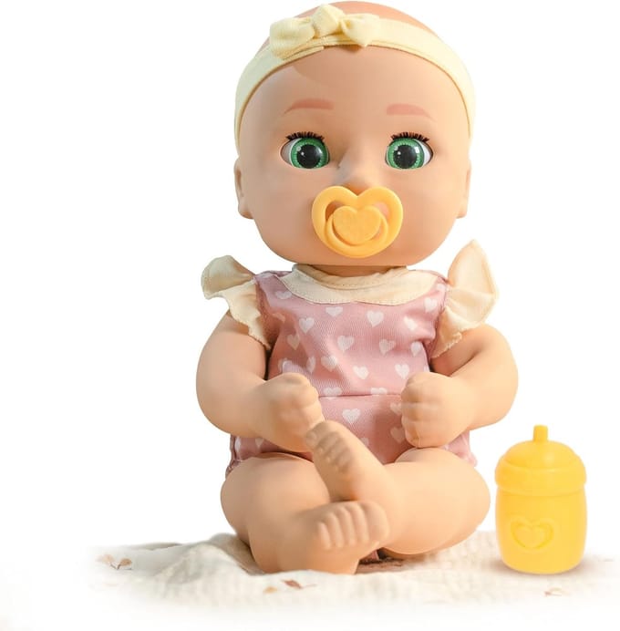 Levensechte Pop - Babypop Knuffelpop - Rollenspel Leren - Volledig Beweegbaar - 38 Centimeter - Multicolor
