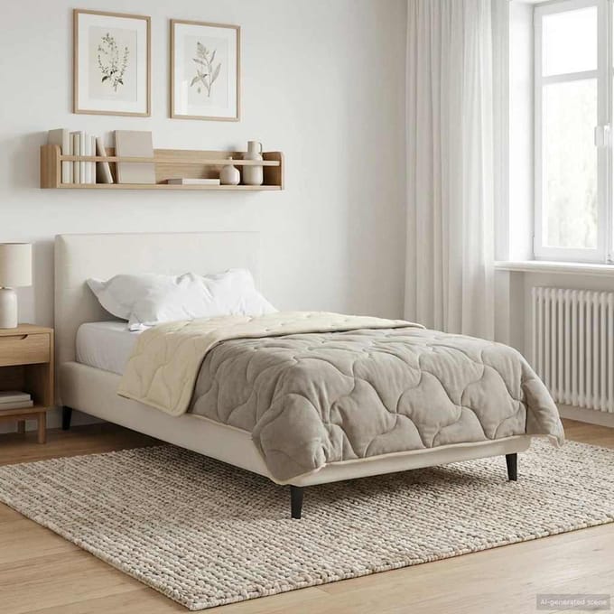 vidaXL - Volledig - Jaar - Dekbed - 155 - x - 220 - cm - Nee