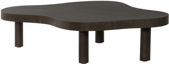 Salontafel Tobago organisch 135cm - Espresso