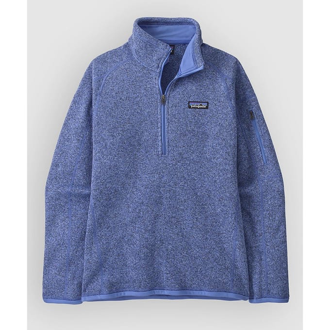 Patagonia Better Sweater 1/4 Half-Zip Fleece Trui blauw