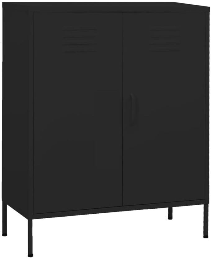 Stalen Opbergkast 80x35x101,5 cm - Zijkast voor Efficiënte Opslag