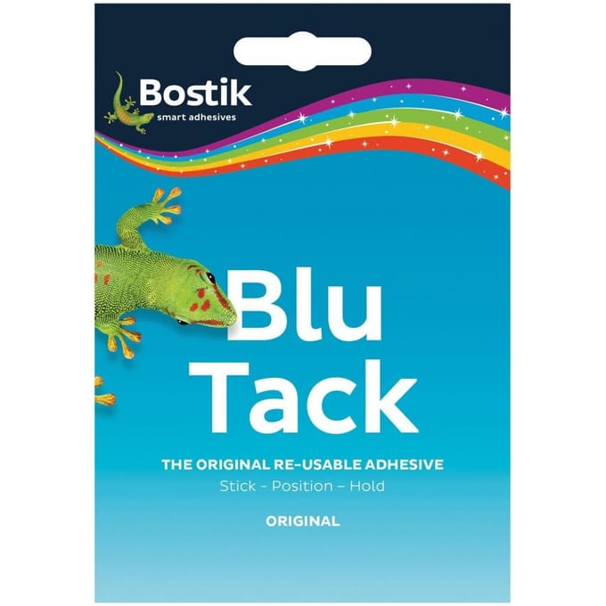 Bostik Blu Tack Blue - tropische kleur van het regenwoud