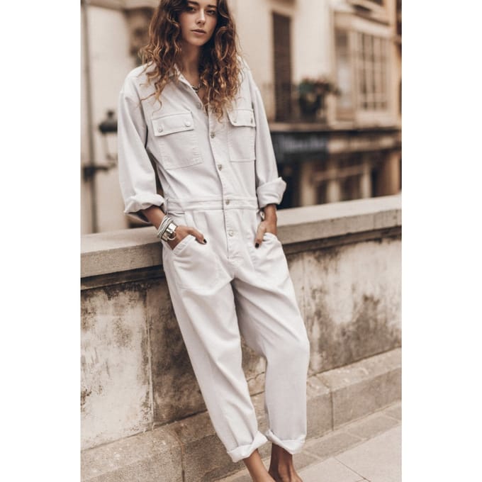 Mikuta The Light Jumpsuit White Taglia: S | Tute Outlet | Donna | Bianco