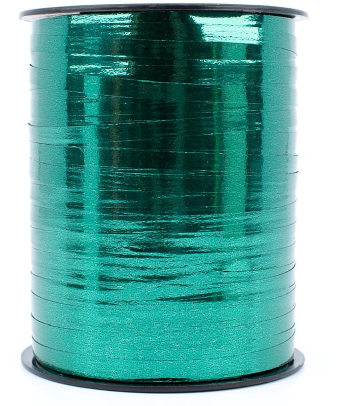 Krullint - 5 mm x 500 m - donkergroen - metallic