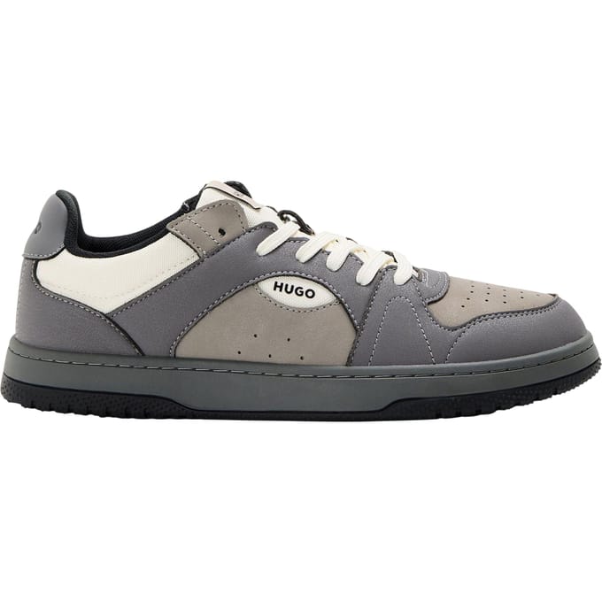 Hugo Hadrian Tenn Pugr herensneakers (Medium Grijs)