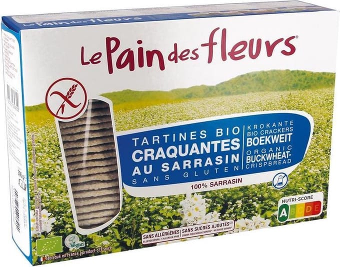 Le Pain Des Fleurs Boekweit crackers zonder zout