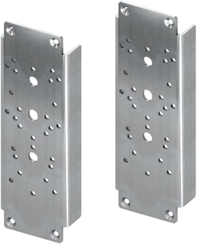 TECE TECEprofil Stalen platenset voor opname van opklapbare steungrepen A, 9042010