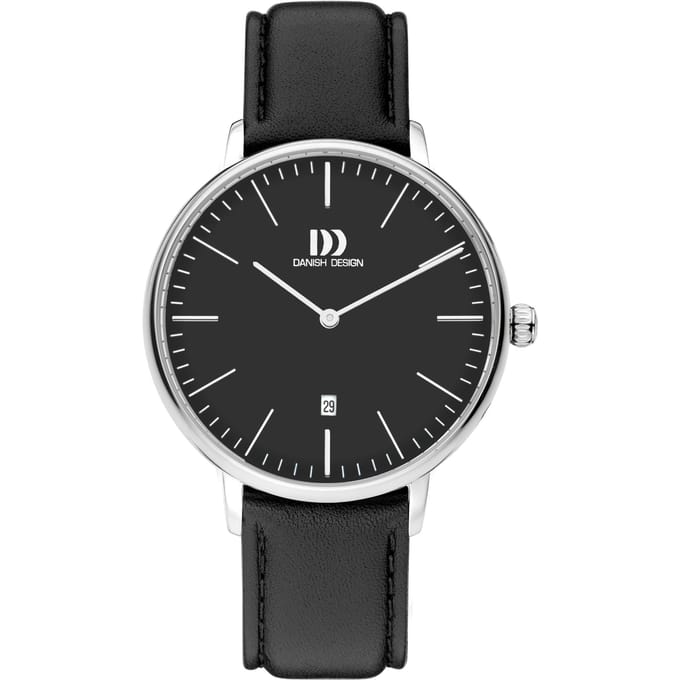 Danish Design IQ13Q1175 horloge heren - zwart - edelstaal
