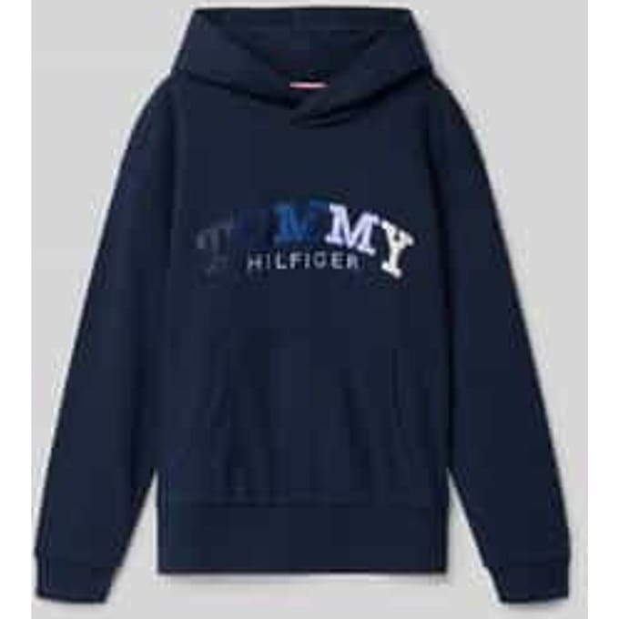 Boyfriend fit hoodie van katoenmix
