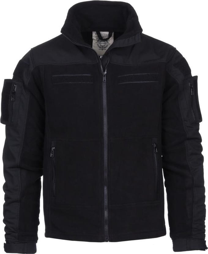 Combat fleece vest Zwart M