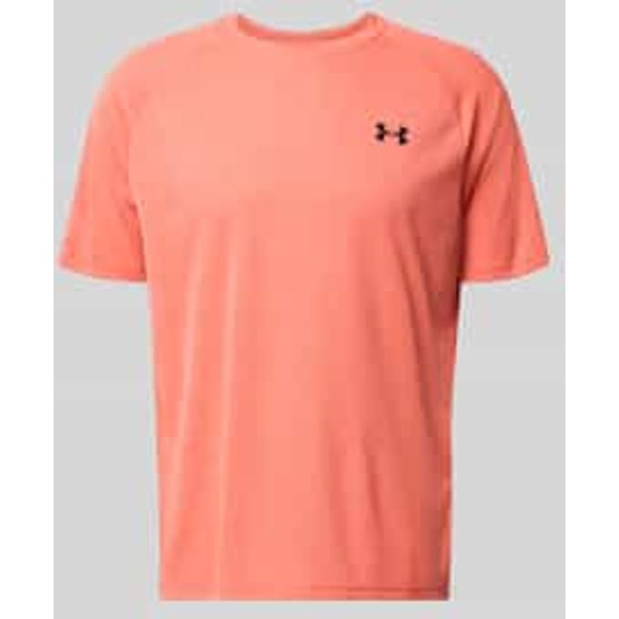 Under Armour Tech Textured T-shirt Heren-rood, zwart