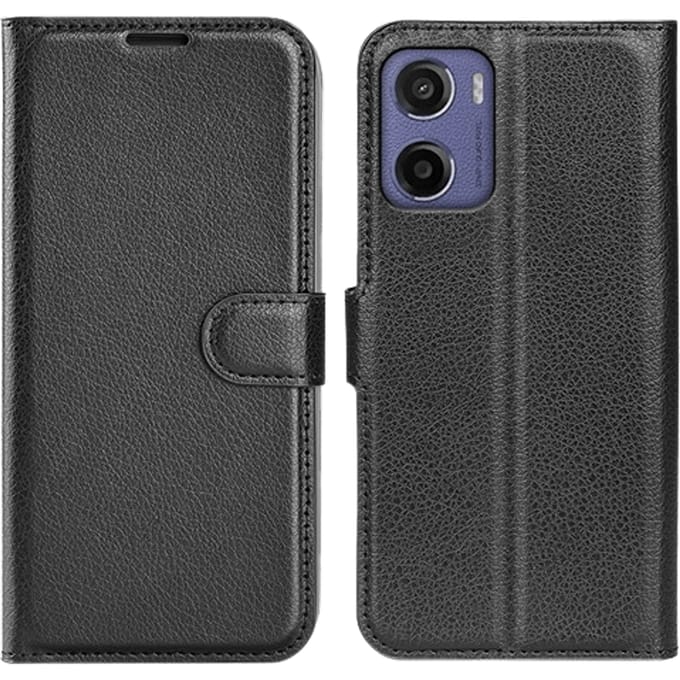 Mocaa Motorola Moto E15/G05 4G Slim-Fit Bookcase Zwart