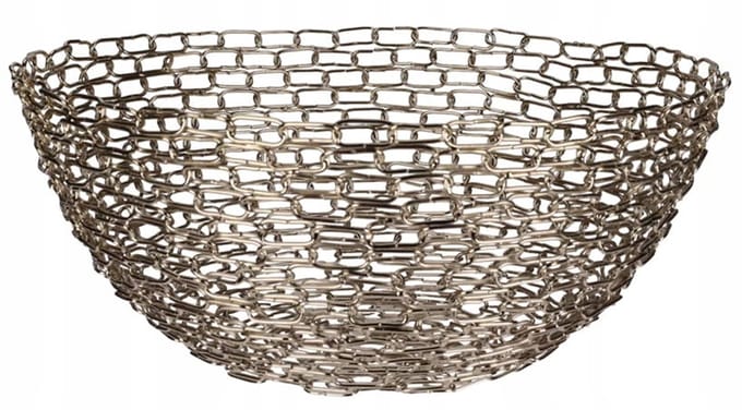 Koopman - Decoratieve schaal - Goud - Metaal - 13x30cm