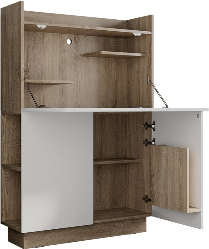 Vicco Alena Secretaire bureau – 85 x 27 cm Sonoma