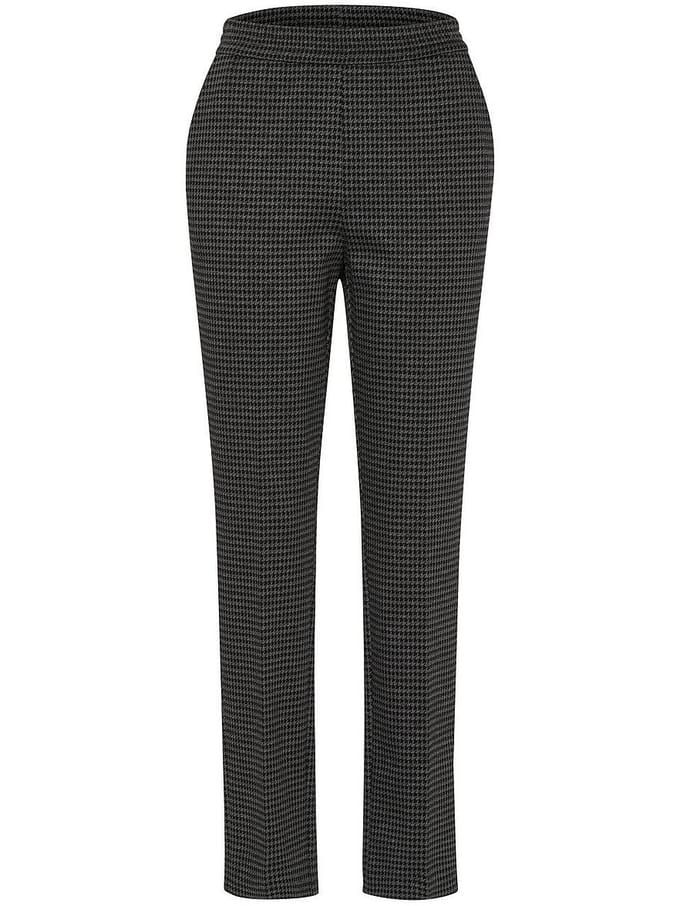 Broek smalle pijpen Van Peter Hahn grijs