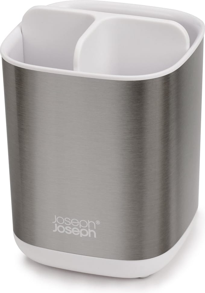 EasyStore Steel Tandenborstelorganiser - Wit - Joseph Joseph