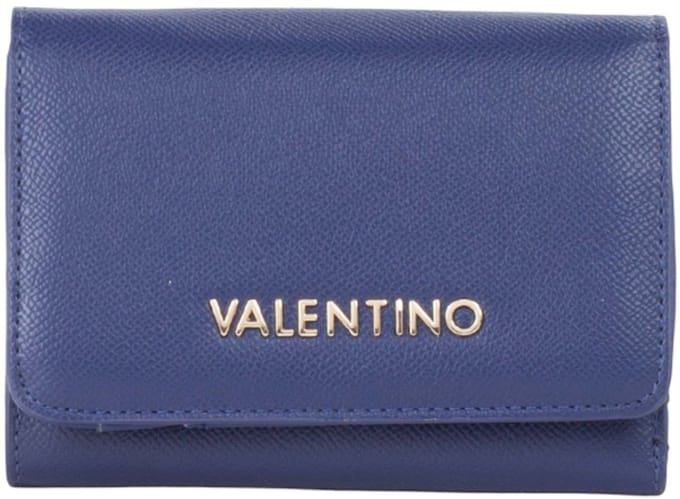 VALENTINO portemonnee Delia Re Wallet With Flap Blu donkerblauw