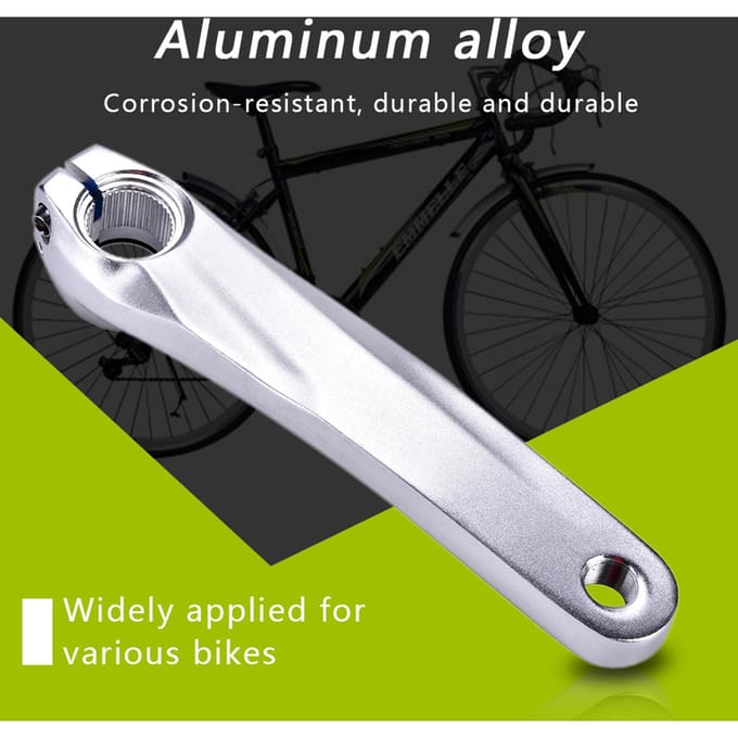Aluminiumlegering Fiets Fiets Linker Crankarm voor 590 610 SLX XT XTR Crankstel Silver zilver