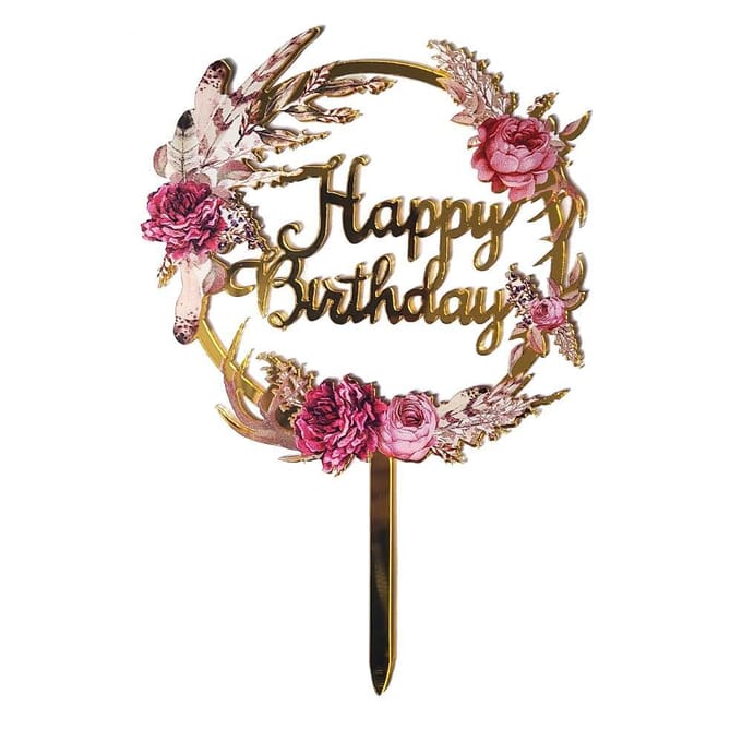 Happy Birthday Taarttopper Deluxe #2