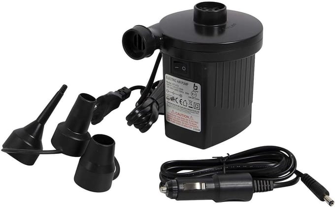 Elektrische Pomp voor Luchtbedden en Opblaasartikelen - 220V en 12V