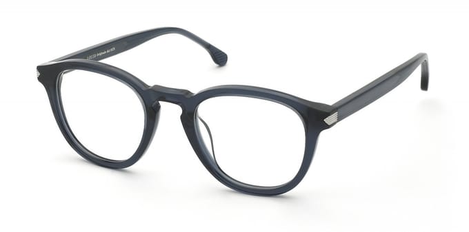 Lozza VL4373 Blu trasparente lucido 50/23/145 UNISEX Brilmonturen