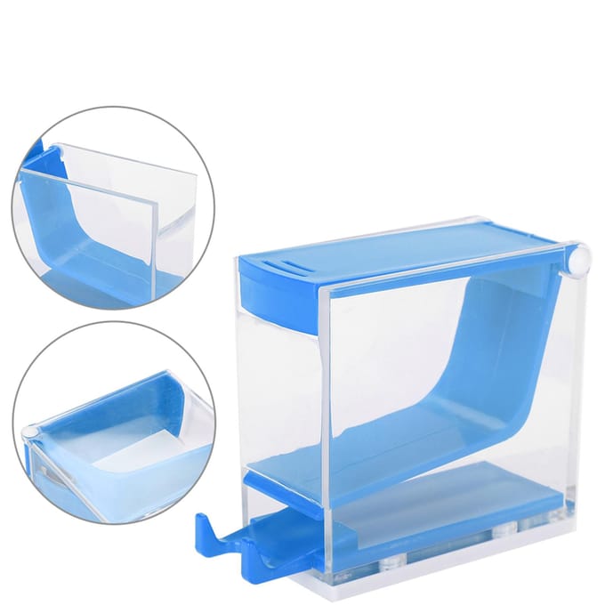 Dental Tandarts Wattenrol Dispenser Verdeelstuk Druktype Houder Blauw white